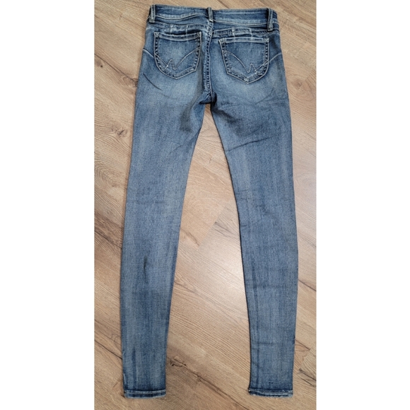 Warehouse One low rise skinny ripped jeans size 25 - Picture 5 of 6